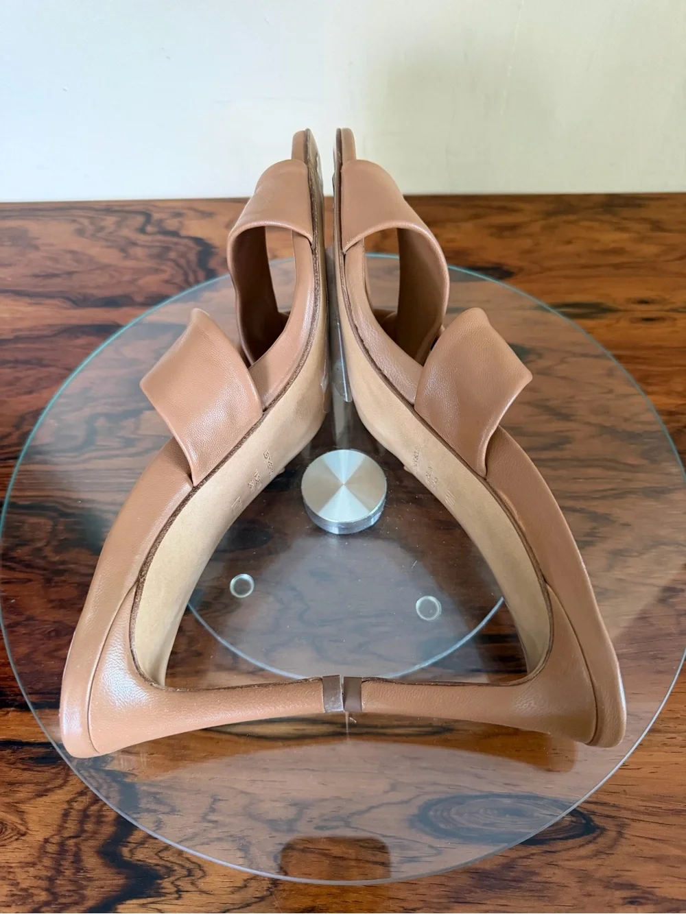 Inez Isa Heel slides in Cognac Nappa size 10 M